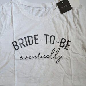 Hello Gorgeous Women's 1x tee bride to be eventually funny plus size shirt 1x